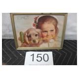 Effingham Monument Works Framed Thermometer