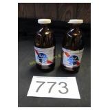 Vtg. Pabst Blue Ribbon (PBR) Bottle S & P Shaker S