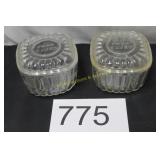 Vintage Food Saver Glass Refrigerator Dish - (2)