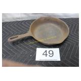 8' Cast Iron Skillet - Double Pour Spouts