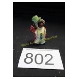 Vtg. Ceramic 'Happy Clown' Figurine S & P Shaker