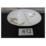Larchmont Arlen Fine China Divided Vegetable Bowl