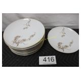 (11) Larchmont Arlen Fine China Dinner Plate