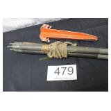 Vietnam War 3 Piece Shelter Half Tent Pole Set