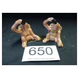 DuQuoin State Fair 'Monkey' Souvenir S & P Set