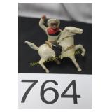 1950's Lone Ranger & Silver Cast Metal Figurine