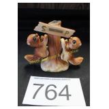 Vtg. Lake Tahoe 'Climbing Squirrels' S & P Set