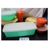 Lot of (7) 1970's Tupperware 'Harvest' Sets
