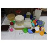 Bulk 'Kitchen Spares' Lot of Plastic Storage, Etc.