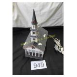 Lighted Ceramic Christmas Village Church