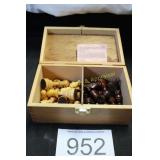 Hand Carved Staunton Style Wooden Chess Set