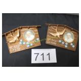 (2) Vtg Pope John Paul II - Wall Plaques