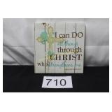 Canvas Art w/Scripture