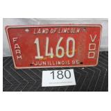Illinois License Plate / 1460 Farm VDD - (1995)