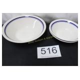 Korean Made China Bowls - (3) Total