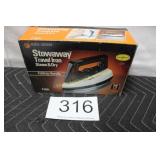 B & D Stowaway Travel Iron - Steam & Dry