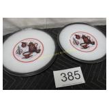 (4) Vtg. Federal Milk Glass Kaffee Klatch