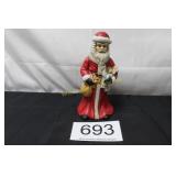 Handpainted Musical Santa Figurine