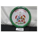 'Merry Kissletoe' Tin Serving Tray