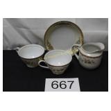 Diamond China Tea Set