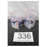 (2) Libbey Apollo 14 Commerative Glassware
