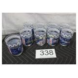 (9) Libbey Apollo 12 Safe Return Glassware