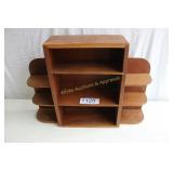 Vtg. Art Deco 'Waterfall' Style Wall Shelf