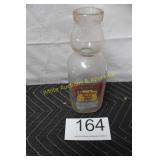 Vintage Meadow Gold Cream Top 1 Qt. Milk Bottle