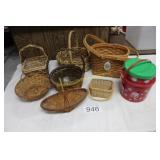 Precious Moments & Other Baskets - (8) Total