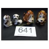 2 Pair of Vtg. 1060's Ceramic 'Dog' S & P Shakers
