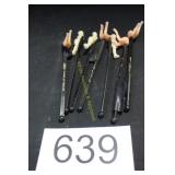 Rare Set of 'Bottoms Up' Cocktail Mixers (7)