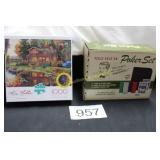 Texas Hold'em Poker Traveler's Set w/Case