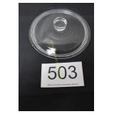 Clear Glass Round Lid - 7'
