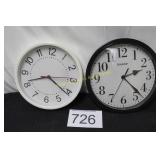 (2) Clock Lot Featuring Sharp & Another Quartz