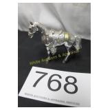 Vintage 1950's Silver-Tone Horse Souvenir