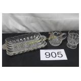 Misc. Group of Clear Glass - See Description