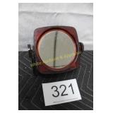 Vintage MCM Faux Tortoise Shell Vanity Dual Mirror