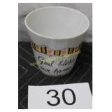 Vintage 'God Bless Our Home' Planter