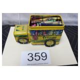 Vintage Crayola School Bus Collector's Tin