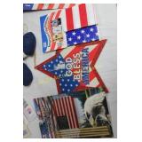 Large 'Americana' Patriotic Decor & Novelty Lot
