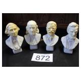 Vtg. 1970's Avon Presidential Bust Collection - (4