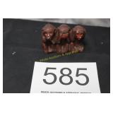 Vintage Ceramic Three Wise Monkey's