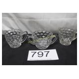 Cubist Pattern Cream & Sugar Set