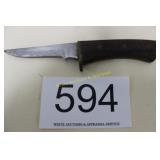 Vintage Edge Mark Fixed Blade Knife - 3 Rivet