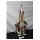Vtg. Oversized Illuminated Xmas Church Display