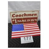 Coachmen #1 Name in RV's Flag