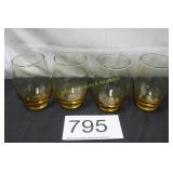 Set of (4) Libbey Tawny Accent Tumblers