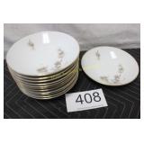 (12) Larchmont Arlen Fine China Pattern Bowls