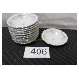 Johann Haviland Blue Garland Dessert Bowl - (12)