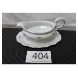 Johann Haviland Blue Garland Gravy Boat